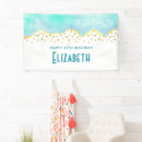 Search for green gold banners Watercolor