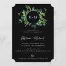 Search for black engagement party invitations Rustic