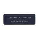 Search for navy blue border labels Minimalist