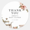 Search for baby shower tea party stickers Elegant