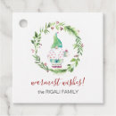 Search for christmas gnome gift tags Red and green