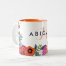 Search for flowers mugs Navy blue