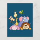 Search for cartoon jungle postcards Cute