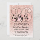 Search for 86th birthday invitations Gold