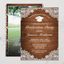 Search for lace graduation invitations Vintage