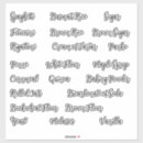 Search for storage stickers Pantry