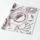 Search for tea cup wrapping paper Cafe