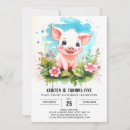 Search for piglet invitations Farmyard