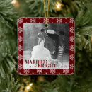 Search for bright christmas tree decorations Newlywed