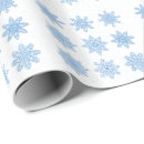 Search for snow flake wrapping paper Blue