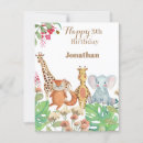 Search for jungle safari birthday cards Tropical