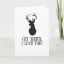 Search for deer valentines day cards I love you