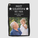 Search for grandpa golf towels Dad birthday