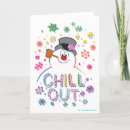 Search for chill out cards Frosty the snowman