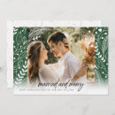 Search for married and merry christmas wedding announcement cards Calligraphy script