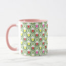 Search for yellow green white mugs Bright