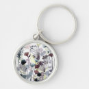 Search for flower ii rounded key rings Watercolors