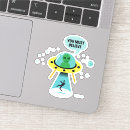 Search for alien humour stickers Funny