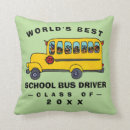 Search for bus driver cushions Yellow school bus