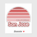 Search for san jose california stickers Retro