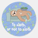 Search for lazy days stickers Sloth