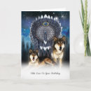 Search for indian birthday cards Wolf