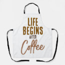 Search for funny coffee sayings aprons Typography