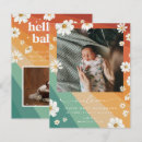 Search for rainbow birth announcement cards Photo collage