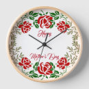 Search for rose clocks Burgundy