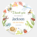 Search for insects stickers Bug birthday