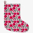 Search for aesthetic christmas stockings Floral pattern