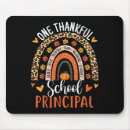 Search for school principal mousepads Thanksgiving