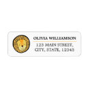 Search for cute lion return address labels Zoo