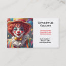 Search for clown business cards Kids
