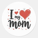 Search for i love my mom stickers For her