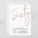 Search for gold 60th birthday invitations Simple
