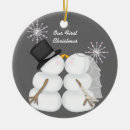 Search for kissing christmas tree decorations Snowman