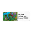 Search for macaw return address labels Blue