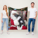 Search for black santa claus blankets Merry christmas