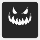 Search for scary pumpkin face stickers Witch
