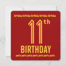 Search for 11 year old boy cards invites 11th