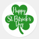 Search for happy st patrick day stickers Shamrock