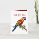 Search for cute parrot cards Tropical