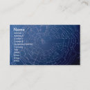 Search for spiderweb business cards Spooky
