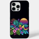 Search for tropical fruit iphone cases Black