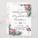 Search for tropical shower wedding invitations Green