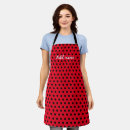 Search for red polka dot aprons Cute