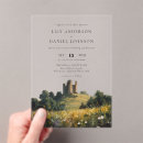 Search for castle square invitations Watercolor