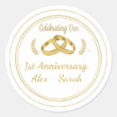 Search for 1st anniversary stickers Elegant