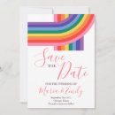 Search for gay rainbow save the dates Pride